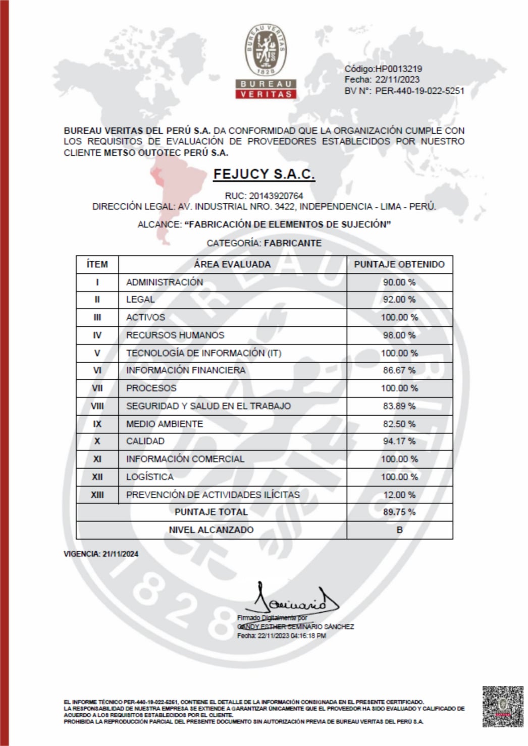 BUREAU VERITAS